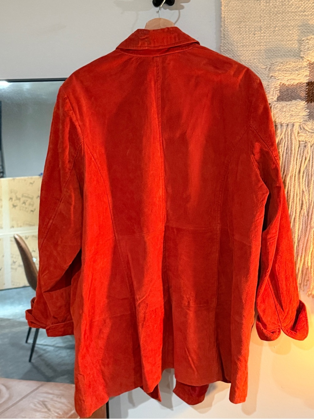Kim Rogers Burnt Orange Leather Jacket - Picture 4 of 5